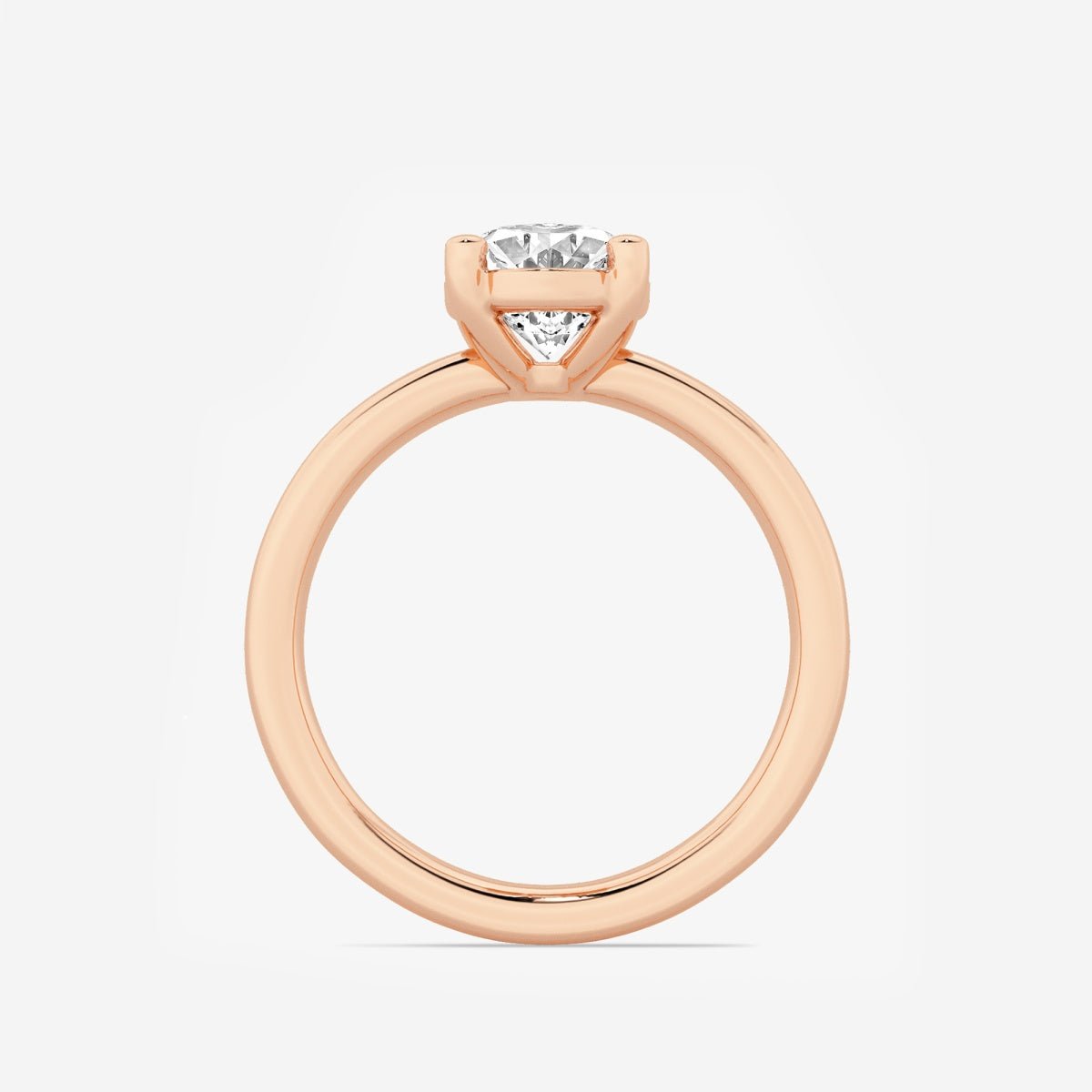 Nora - Low Setting Solitaire Engagement Ring