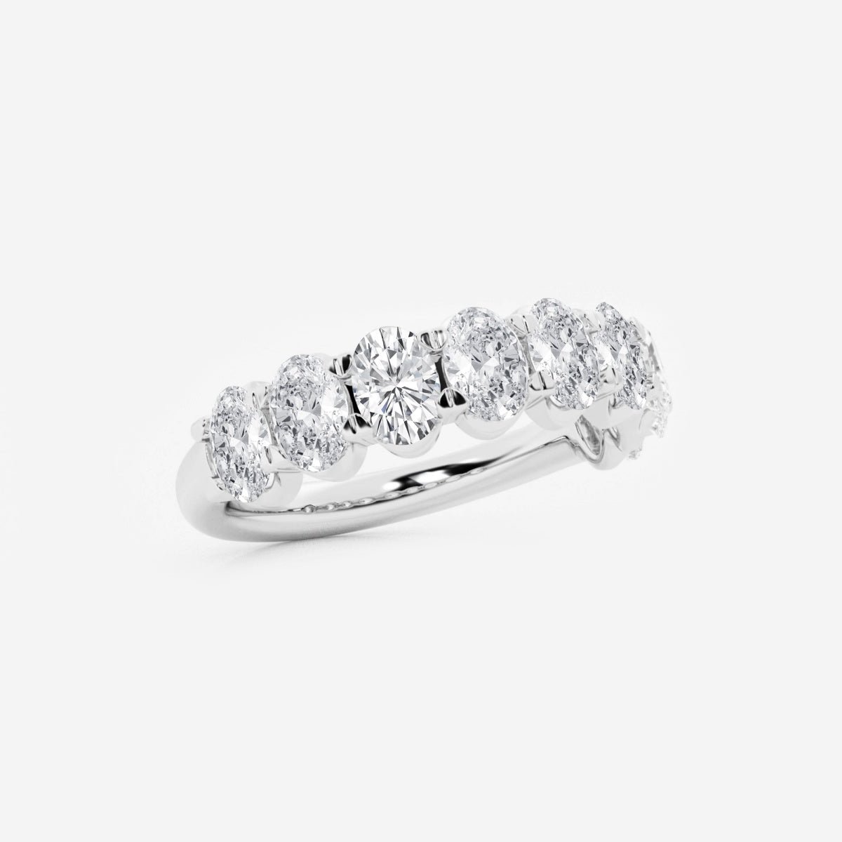 Sophia - Graceful Oval Design Wedding Ring