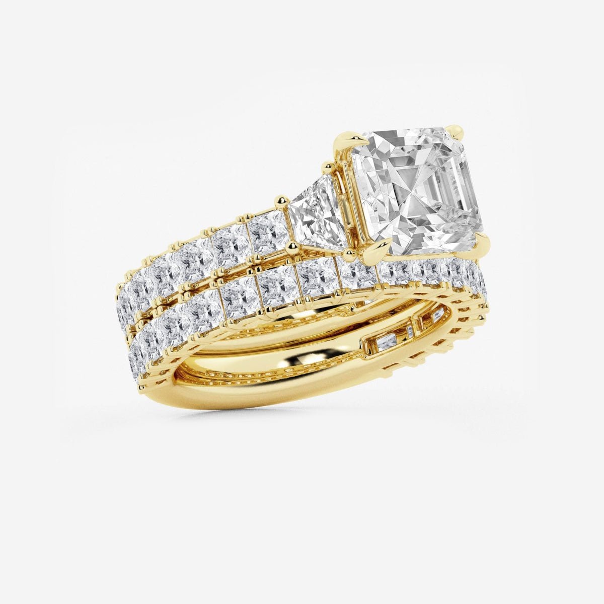 Genevieve - Intricate Bridal Set Engagement Ring